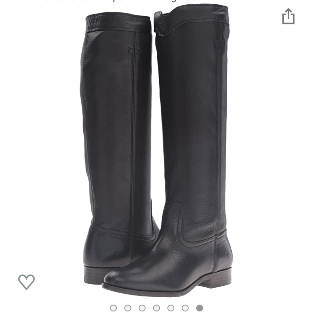 Leather Tall Black Roper Frye Boots